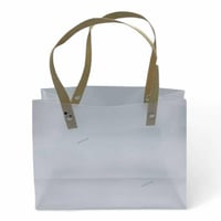 مجموعة (12) من اكياس توزيعات انيقة باللون الابيض م...