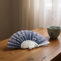 مجموعة 12 قطعة من المراوح اليدوية القابلة للطي بتص...