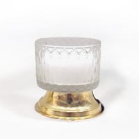 مجموعة 12 من شموع معطرة مع حامل زجاجي فاخر