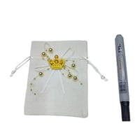 مجموعة من 12 قطعة من أكياس توزيعات حفلات فاخرة بال...