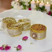 مجموعة من 12 قطعة من علب التعبئة بتصميم دائري انيق