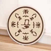 مجموعة من 144 قطعة من استيكرات بشكل شعار يوم التأس...