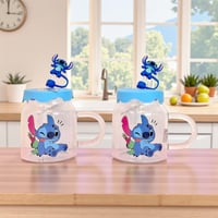 مجموعة (12) من اكواب زجاجيه بتصاميم مختلفه لشخصية...