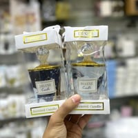 مجموعة 12 من الشموع العطرية الفخمة مع حامل زجاجي و...