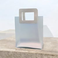 مجموعة 12 من اكياس شفافة من البلاستيك مع مسكة بلون...