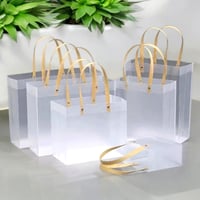 مجموعة (12) من اكياس توزيعات شفافة بتصميم انيق