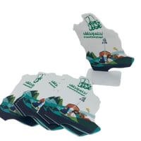 مجموعة 12 من قواعد اكريليك بثيم اليوم الوطني السعو...