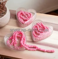 سبحة معطرة وردي توزيعات مواليد وزواج 12 قطعة