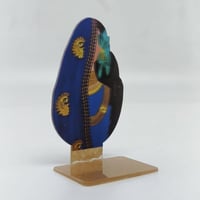 مجموعة من 12 قطعة من استناندات اكريليك شفافة مع ثي...