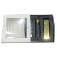 مبخرة إلكترونية (12 قطعة) بتصميم أنيق بلون ذهبي