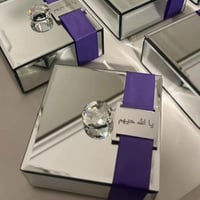 توزيعات صندوق مجوهرات مرايا (12 قطعة) منسق بالشرائ...