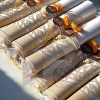 مجموعة 12 من سجادة صلاة أنيقة مع مسبحة و منسقة بال...