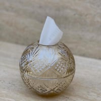 علبة مناديل دائري صغيرة ( 12 حبة) - لحفلات الاستقب...