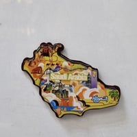 مجموعة 12 من مغناطيس الثلاجه ثلاثية الابعاد