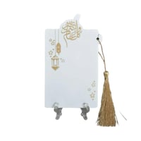 مجموعة قواعد اكريليك مع استاند لتوزيعات العيد وعبا...