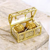 علب توزيعات اكريليك (12 قطعة) على شكل صندوق مجوهرا...