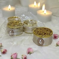 مجموعة من 12 قطعة من علب التعبئة بتصميم دائري انيق