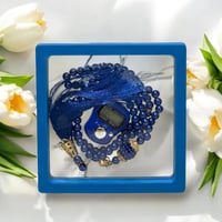 مجموعة من 12 قطعة من برواز حافظة شفاف مع سبحة وخات...