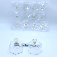 مجموعة (12) من علب توزيعات انيقة بتصميم دائري من ا...