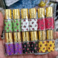 توزيعات تولات مسك أبيض (12 قطعة) بثيم شالكي ملون