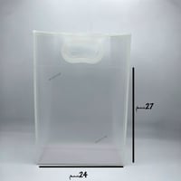 مجموعة (12) من اكياس توزيعات بلاستيكية شفافة بمقبض...