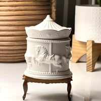 مجموعة من 12 قطعة من صناديق التخزين الدائرية من ال...