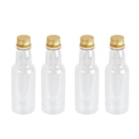 مجموعة 12 من علب العصير الشفافة بتصميم أنيق بغطاء...