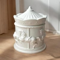 مجموعة من 12 قطعة من صناديق التخزين الدائرية من ال...