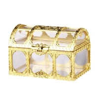 علب توزيعات اكريليك (12 قطعة) على شكل صندوق مجوهرا...