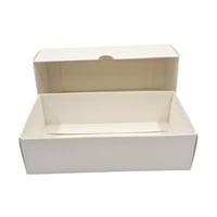 مجموعة 12 من علب توزيعات بشكل مستطيل لون بيج