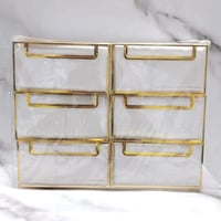 مجموعة 12 من علب المناديل الميني الشفافه مستطيل ال...