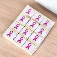 توزيعات للتوعية بسرطان الثدي 12 قطعة من مكعبات مسك...