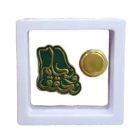 مجموعة 12 من برواز أبيض يحتوي على بروش خريطة الممل...