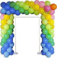 قوس بالونات للحفلات (بدون الورد والبالونات)