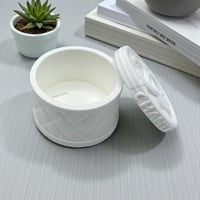 مجموعة (12) من توزيعات علب سيراميك فخمة باللون الا...