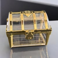 مجموعة من 12 قطعة من العلب الاكريليك الشفافة بشكل...