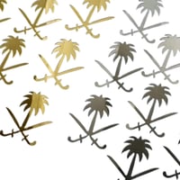 مجموعة 12 من لواصق ذاتية بتصميم سيفين ونخله من الا...