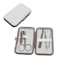 بدكير شنطة جلد أبيض توزيعات (درزن- 12 قطعة)