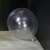 مجموعة 50 بالونات شفافة سميكة مقاس 12 بوصة