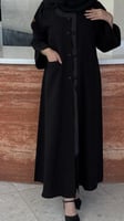عباية غرزه اسود
