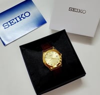 ساعة سيكو اليابانية انالوج كوارتز الرقيقة (Edg) بت...