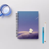 دفتر عربي التأمل جميل - مع كتابة اسم او عباره