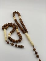 سبحة خشب الكوك مطعم عظم جمل دائري