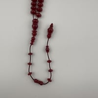 سبحة بكلايت صب قديم من خامة مساطر الدومنة اللون ال...