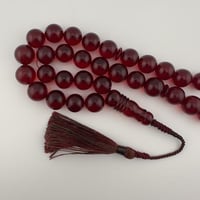 سبحة كهرمان طبيعي كاريبي ملون