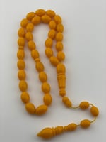 سبحة بكالايت صب جديد برتقالي بيضاوي