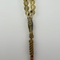 سبحة كهرمان كاريبي طبيعي مشجر نواعم