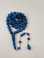 سبحة بكالايت صب جديد لون أزرق دائري