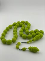 سبحة بكالايت صب جديد لون تفاحي بيضاوي