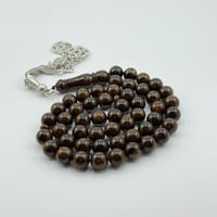 سبحة بكلايت بلجيكي لون بني (جلكسي)